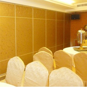 Movable partition wall, Acoustic partition