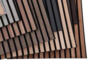 Hot sale Timber Acoustic Panel - Interior Wall And Ceiling Pet And Wood Veneer Veneer Slat Acoustic Panel – Vinco