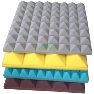 Pyramid acoustic foam, foam sound panel