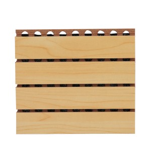 Paneles de madera MDF fonoabsorbentes